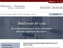 Tablet Screenshot of oconnorassociates.com